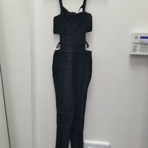 KIKI Couture | Black Strappy Jumpsuit